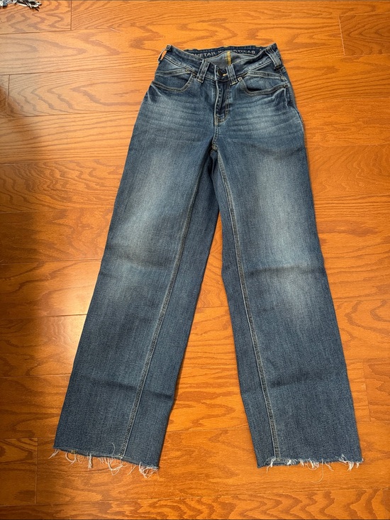 Dovetail Workwear Denim - Dovetail Workwear Wide Leg Blue Denim Jeans
